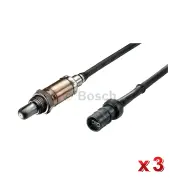 3 x Bosch Oxygen Lambda Sensors Pre & Post for Mercedes Benz ML500 R500 W164 251