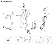 FUJITSU K9350855001 aka 9350855001 COMPRESSOR HY