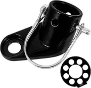 Totority 1 Set Bike Trailer Hitch Connector for Pet Trailers Durable Coupler for Secure Attachment to Bikes Easy Release and Installation Safety Locking Mechanism