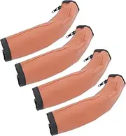 Stroller Handle Cover - Baby Stroller Protective Handle Cover | Stroller Protector Cover, Removal Washable Zippered PU Leather Stroller Handle Sleeve, Elastic Non-Slip Baby Pram Accessories for Kids