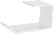 WOONEKY Headphone Stand for Desk Sleek U Shaped Gaming Headset Holder Space Saving Wall Mount Durable and Stylish Design for All Headphones for Home Offices and White