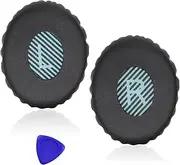 Professional Replacement Ear Pads for Bose On-Ear 2 (OE2 & OE2i)/ SoundTrue On-Ear (OE)/ SoundLink On-Ear (OE) Headphones, Premium Earpads Cushions with Softer Leather and Memory Foam, Black