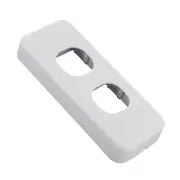 Digitek Architrave 2 Terminal Custom Wall Plate Wallplate suits Clipsal White