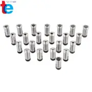 Metric 5C Collet Set 23 Pack 0.0005 Inch Accuracy 3mm-25mm x1mm High Precision