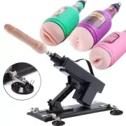 Automatic THRUSTING Sex Machine Telescopic Total 4 Dildo Accessories included