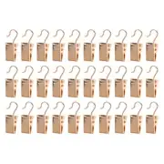 100 Pcs Curtain Hooks Paper Clips Picture Clips Curtain Clip Rings Drapery Hooks