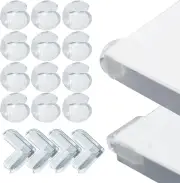 Baby Proofing Corner Protectors, 16-Pack Table Corner Protectors for Baby Safety