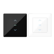 MoesHouse Tuya WiFi Smart Curtain Switch Touch Panel for Motorized Curtains and Roller Blinds Voice Control with Smart L