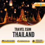 Tourist Thailand eSIM 7-10 Day 15GB-50GB 4G/LTE Data 100 Min Local Call QR Code