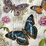 4 Paper Napkins for Decoupage / Parties - Primavera butterflies