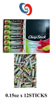 New Chap-Stick Lip Care Watermelon Lime 0.15oz 12-Pack