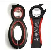 2 Pack Jar Opener Bottle Opener & Can Opener Multifunction Opener for Weak Hands