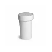 Berry Kerr 901 Plastic Ointment Jar Molded Caps Built to Last White 12ct 6 Pack