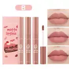 = Lip Glaze Cream Liquid Lipstick Waterproof Lip Gloss Matte Velvet 3PCS&Set