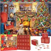 Advent Calendar 2024 Jigsaw Puzzles 24 Box 1008pcs Christmas Gifts Toys for Kids