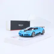 TSM 1:43 Model Car Bugatti Centodieci Sport Resin Vehicle Collection-Light Blue