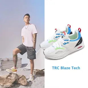 Puma 休閒鞋 TRC Blaze Tech 男鞋 女鞋 白 藍 復古 麂皮 明星代言款 38496001