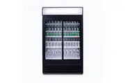 Bromic Upright Display Fridge - 945L - 2 Doors - Sliding - Flat Glass - Lightbox