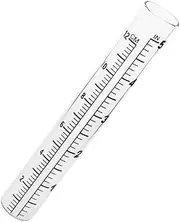 Toddmomy Gauge Tube 12cm Outdoor Scale Test Tube for Rain Measurement for Weather Monitoring