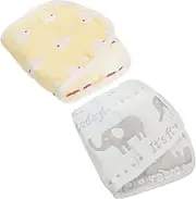 BESTonZON Lengthen Burp Cloth Stroller Handle Cloth Absorbent Towel for Newborn Practical Accessory Easy to Install Random Style