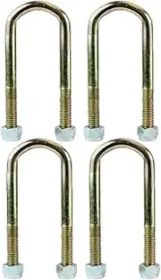 X4 U Bolt Ubolt U Bolt Round 45mm X 5 inch Trailer Camper Caravan Spring Axle