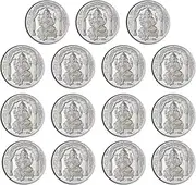 Ganpati Coin In Pure 999 Silver 10 Grams Set Of 15 Religious Coins