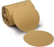 3M(TM) Stikit(TM) Paper Disc Roll 236U, C-Weight, Pressure-Sensitive Adhesive (PSA) Attachment, Aluminum Oxide, 6" Diameter, P80 Grit, Gold (Pack of 1)