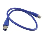 10pcs USB 3.0 Type A Male To B Male Printer Scanner Data Wire Cord Cable 1.5ft