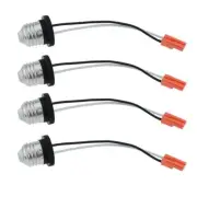 4PCS E26 Socket Adaptor Medium Base Male Bulb Socket Pigtail E26 Adaptor Lamp