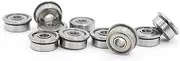 ACAECMGGFP Flange Bearing 3x9x4 mm ABEC-1 (10 PCS) Miniature Flanged MF93 Ball Bearings Bicycle bearings