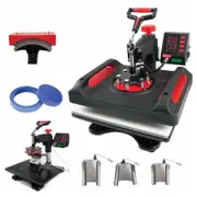 8 in 1 Combo Heat Press - DIY Hobby Craft Logo Transfer HVT Sublimation Printing