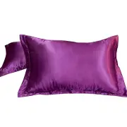 Silk Pillow Cases - Purple