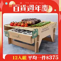 在飛比找PChome24h購物優惠-CasusGrill丹麥凱仕環保燒烤爐(12入)