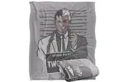 Batman Line Up Two Face Blanket (Multicoloured) (One Size)