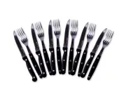 12PCE Knife & Fork Cutlery Set Stainless Steel With Steak Knife