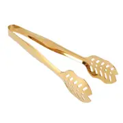 Salad Server, Ergonomically Designed Stainless Steel Tongs For Grilling, Heat Resistant And Dishwasher Safe Cooking Clamp Tool With Unique Design,