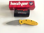 Kershaw 1620YL Scallion Folding Knife Yellow USA