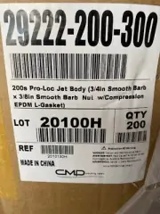(200 PACK) 2 Inch Jet Body 29222-200-300 Pro Loc CMP Premium