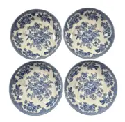 NEW Asiatic Pheasant Blue by Royal Stafford Set of 4 9" Pasta Plate / Bowl