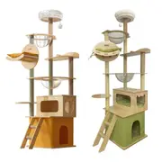 Multi Functional Cat Climbing Tree Tower Stand House Furniture Activity Center