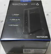 NETGEAR Nighthawk AX1800 WiFi 6 Router 1.8Gbps RAX9-100PAS NEW SEALED SHIPPING