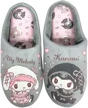 畑山商事(Hatakeyamashoji) Hatayama Shoji Sanrio 56202563 Room Shoes, My Melody & Kuromi, Approx. 10.6 inches (27 cm)