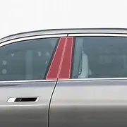 Car Exterior Body Film B C Window Pillar Scratch Prevention Membrane TPU PPF Paint Film Accessories，for BMW G70 i7 Series 7 2023-2025 (Carbon Fibre)