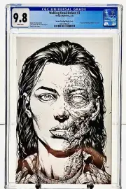 Walking Dead Deluxe #3 Second Printing/Sketch Cover CGC 9.8 Image Comics (2021)