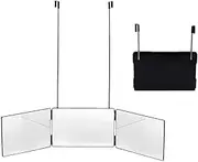 3 Way Mirror | Trifold Mirror for Self Hair Cutting and Styling | DIY Haircut Tool to Cut, Trim, or Shave Your Head and Neckline at Home | Adjustable, Portable, Hands-Free | Haircut Artifact