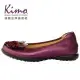 【Kimo 德國品牌健康鞋】小花真皮氣質娃娃鞋 女鞋 (香檳紫 KBBWF006359)