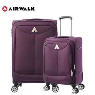 【AIRWALK LUGGAGE】尊爵系列 紫色的溫度20+28吋/兩件組-行李箱(爵士紫)