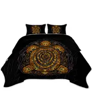 Oriental Turtle Coverlet