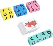 Abaodam 1 Set Letter Matching Engaging Spelling Games for Alphabet Cognition Cards Educational Letter Block Learning Puzzle for Preschoolers