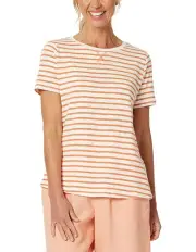[Gordon Smith] Classic Stripe Tee in Orange